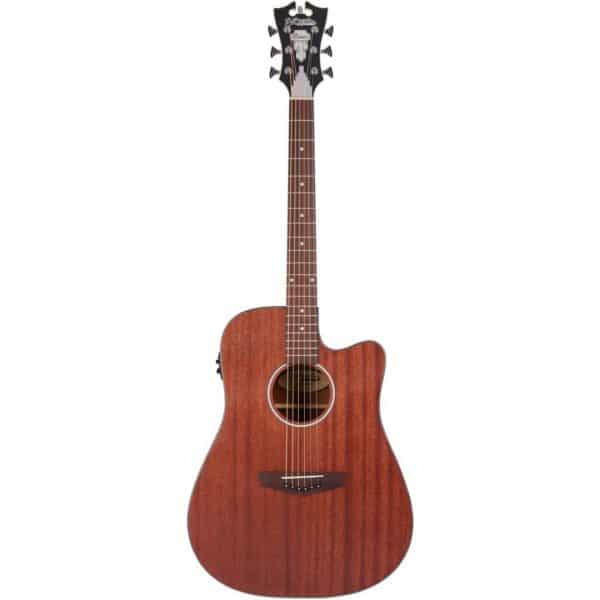 גיטרה אקוסטית מוגברת D'Angelico PREMIER MAHOGANY CUTAWAY