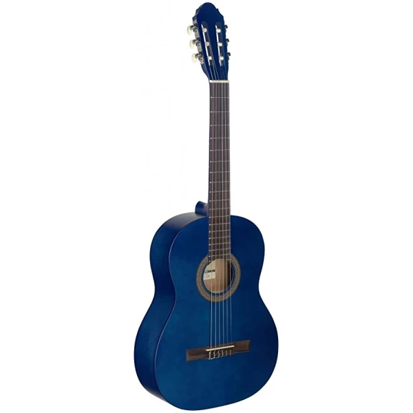 גיטרה קלאסית 4/4 בצבע כחול מבית Stagg
