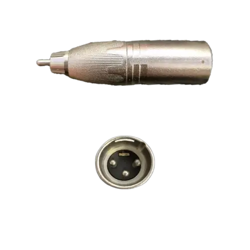 מתאם XLR זכר לRCA זכר