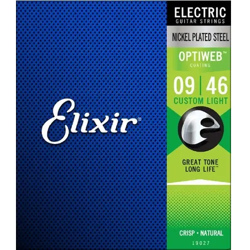 סט מיתרים לחשמלית 09 Elixir Optiweb