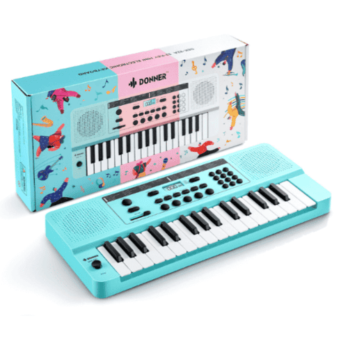 אורגנית מיני לילדים 3 אוקטבות בצבע טורקיז מבית DONNER