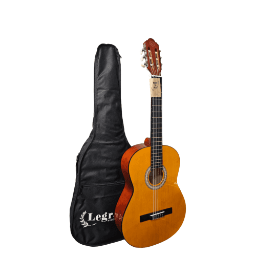 גיטרה קלאסית 1/2 בצבע טבעי עם תיק מבית LEGRAND