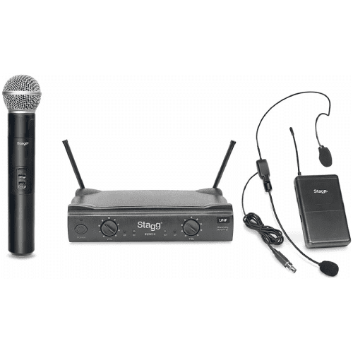 סט מיקרופון + מדונה אלחוטי מבית Stagg