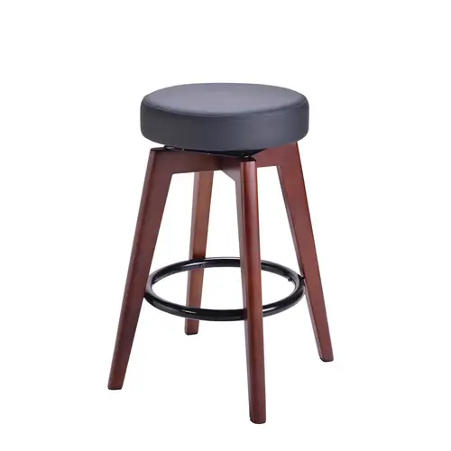 כיסא עגול עם רגלי עץ לגיטריסטים